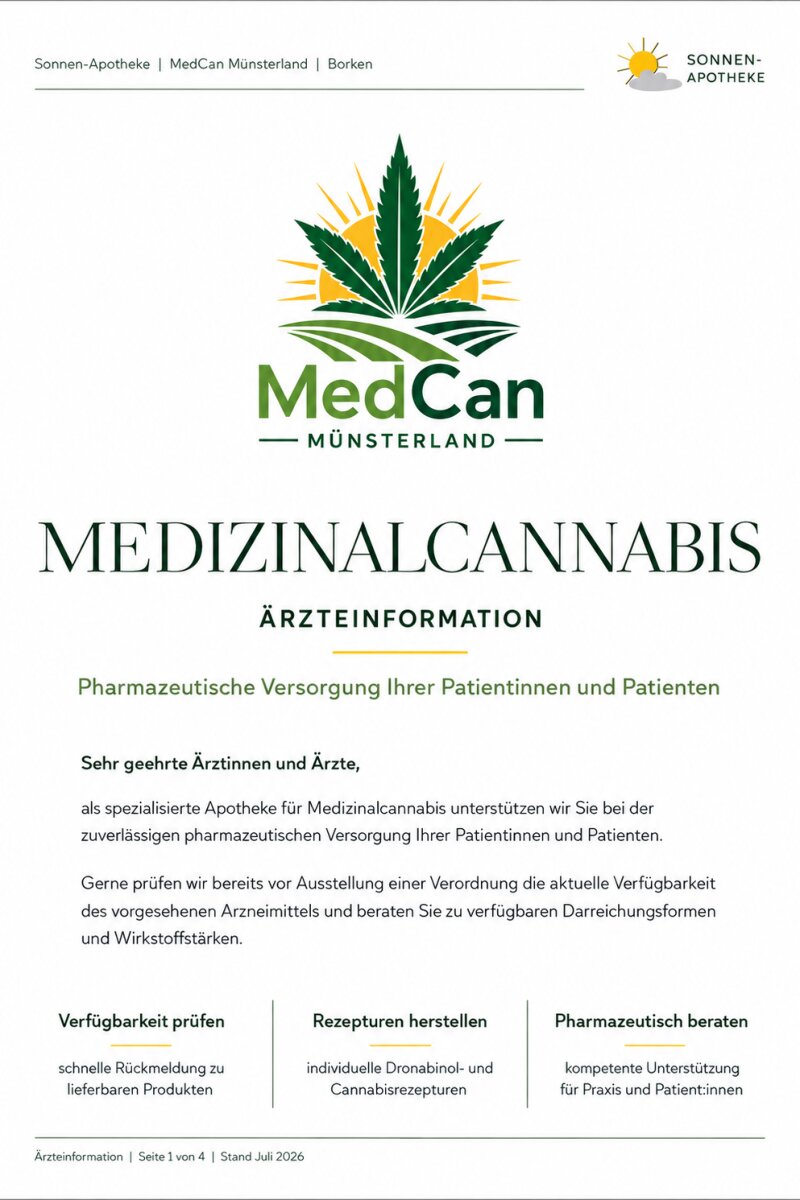 01 Medizinalcannabis - Ärzteinformation